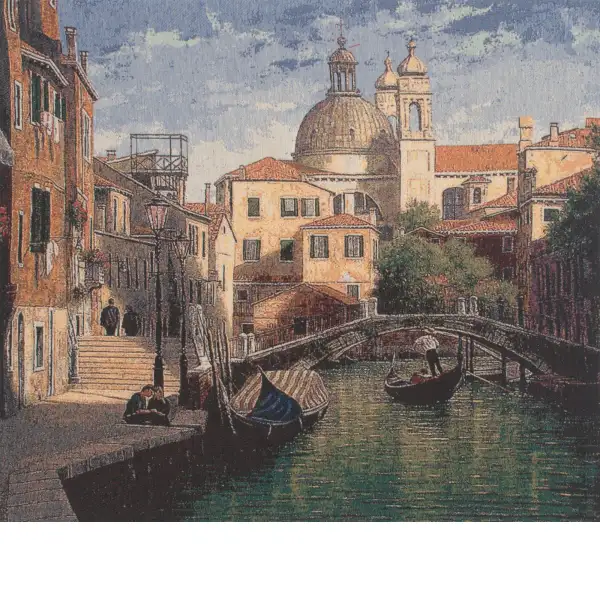 Floating Venice  Wall Tapestry Stretched