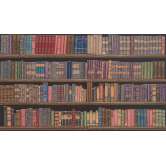Plethora of Books Stretched Wall Tapestry