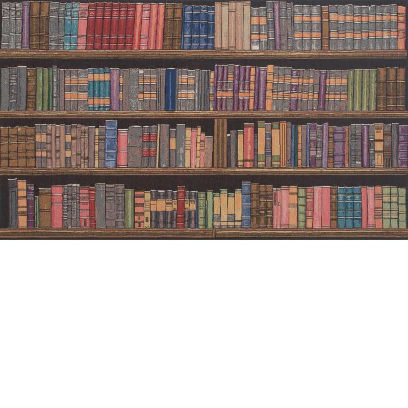 Plethora of Books Stretched Wall Tapestry
