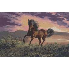 Gallop Stretched Wall Art Tapestry