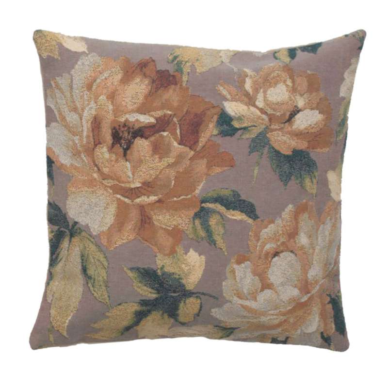 Sweet Blossoms Grey Decorative Pillow Cushion Cover