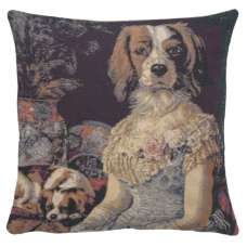 Poncelet Dame Decorative Pillow Cushion Cover