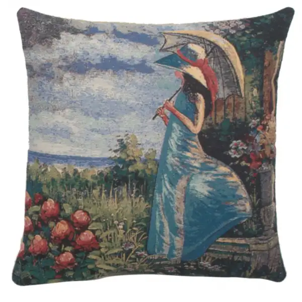 When The Wind Blows II Couch Pillow - 16 in. x 16 in. Cotton/Viscose/Polyester by Alessia Cara