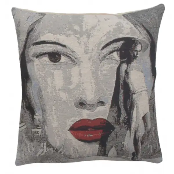 Fashion Forward Couch Pillow - 16 in. x 16 in. Cotton/Viscose/Polyester by Alessia Cara