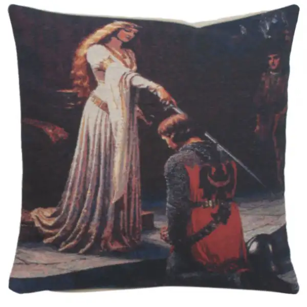 Knighted Decorative Floor Pillow Cushion Cover