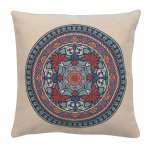 Lotus Mandala Decorative Pillow Cushion Cover