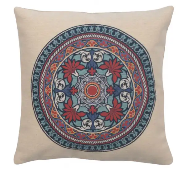 Lotus Mandala Decorative Floor Pillow Cushion Cover