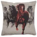Wild Horses III Decorative Pillow Cushion Cover