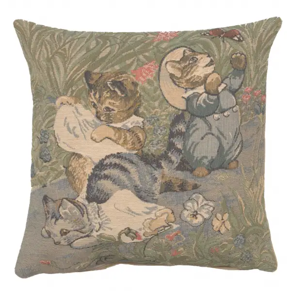 Tom Kitten Beatrix Potter Belgian Cushion Cover - 14 in. x 14 in. Cotton by Beatrix Potter
