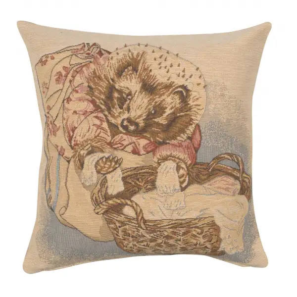 Mrs Tiggy Winkle Beatrix Potter  Belgian Sofa Pillow Cover