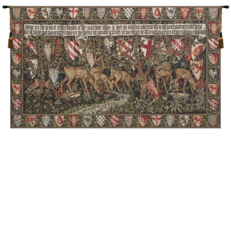 Verdure With Reindeer I European Tapestry