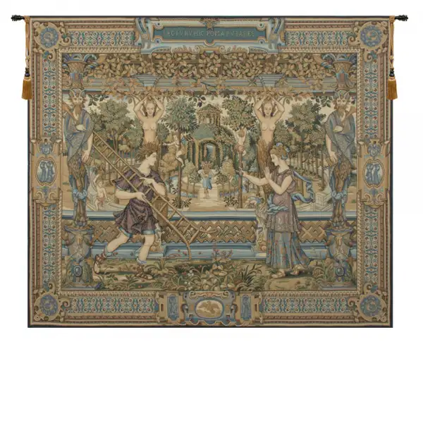 Charlotte Home Furnishing Inc. Belgium Tapestry - 57 in. x 51 in. Jan Van Huysum | Vertumnus European Tapestry