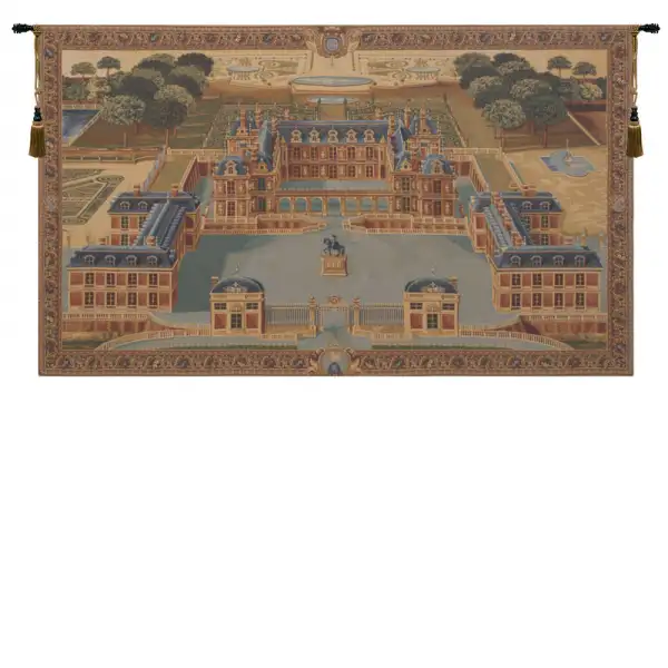 Charlotte Home Furnishing Inc. Belgium Tapestry - 46 in. x 27 in. Pierre Patel | Versailles II European Tapestry