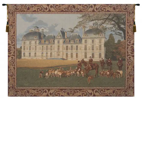 Charlotte Home Furnishing Inc. Belgium Tapestry - 57 in. x 41 in. | Cheverny I European Tapestry