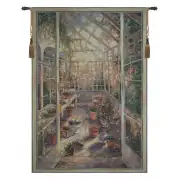 Greenhouse Retreat Tapestry Wall Hanging
